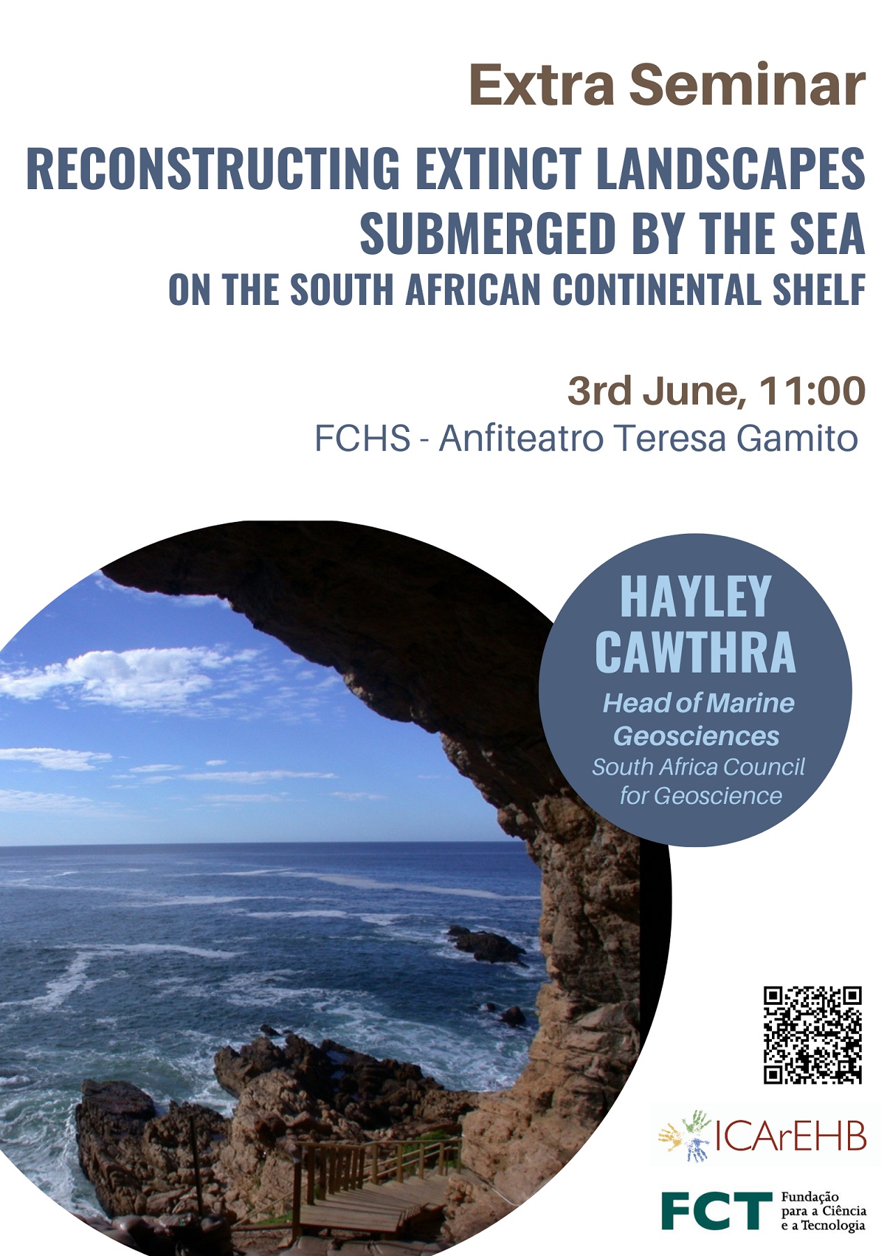 Extra Seminar: “Reconstructing extinct landscapes submerged by the sea on the South African continental shelf”